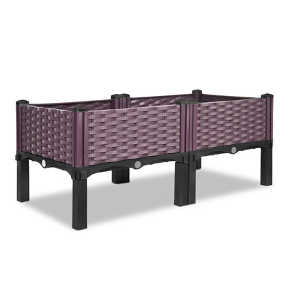 Dwellcozy plastic garden bed