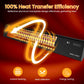 Dwellcozy electric patio heater 100% heat transfer efficiency, instant heating, heat reflection, energy saving.