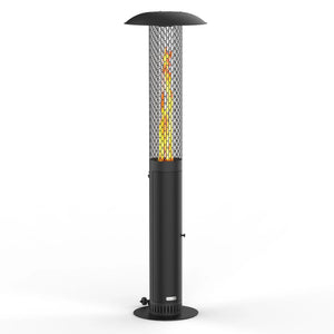 Dwellcozy Standing Wood Pellet Heater With Wheels