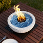 Dwellcozy 10 lbs Fire Glass for Propane Fire Pit