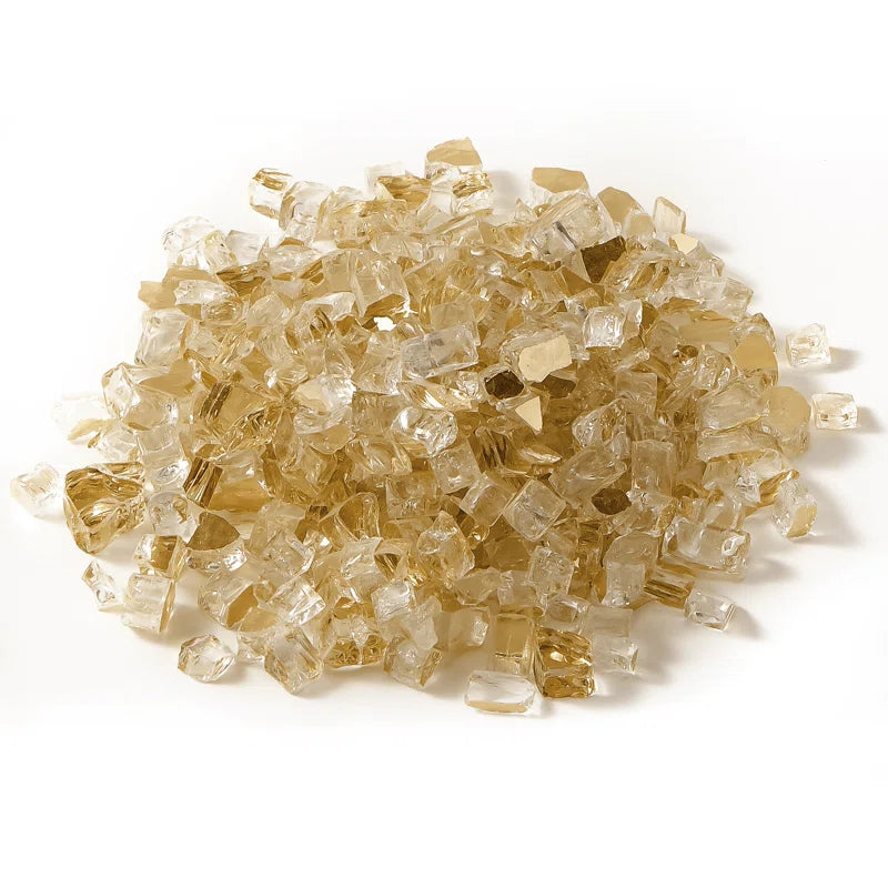 Dwellcozy 10 lbs Fire Glass for Propane Fire Pit