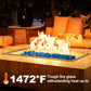 Dwellcozy 10 lbs Fire Glass for Propane Fire Pit