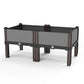 14.8“ Tall Brown Raised Garden Box Set