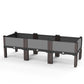 14.6“ Tall Brown Raised Garden Box Set