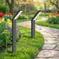 Dwellcozy outdoor landscape lighting has 2 height options: 22.6in and 15in.