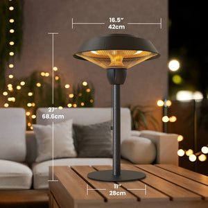 Dwellcozy 1500W Electric Tabletop Outdoor Heater