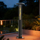 Dwellcozy Standing Wood Pellet Heater With Wheels