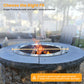 Dwellcozy 36In Outdoor Fire Pit Spark Screen