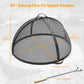 Dwellcozy 36In Outdoor Fire Pit Spark Screen