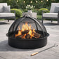 Dwellcozy 40In Round Fire Pit Spark Screen Cover