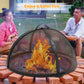 Dwellcozy 40In Round Fire Pit Spark Screen Cover
