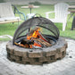 Dwellcozy 40In Round Fire Pit Spark Screen Cover