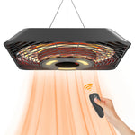 Dwellcozy Infrared ceiling heater with remote control.