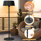 Dwellcozy stand outdoor patio heater has 1500W halogen tube and stable base.