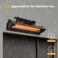 Dwellcozy Electric Patio Heater with Remote
