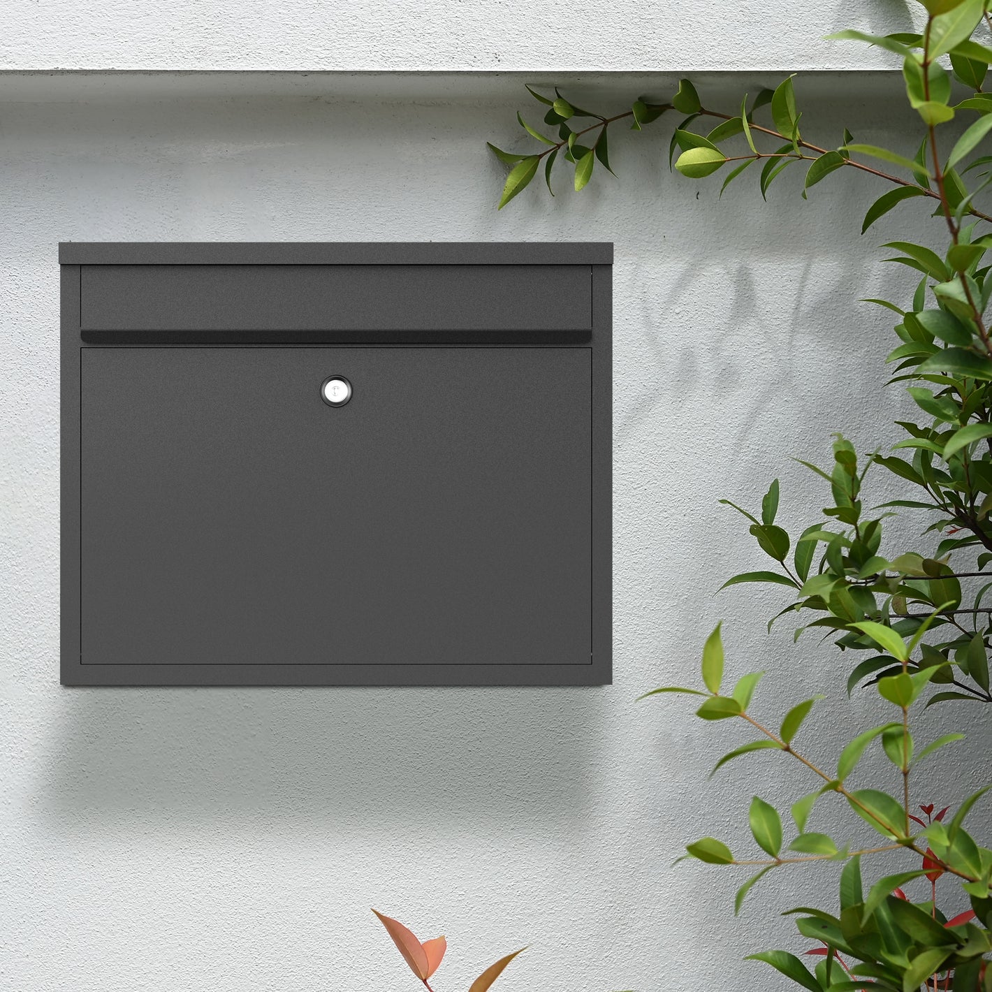 Dwellcozy Wall-Mounted Mailbox for Outside