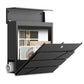 Dwellcozy Mailbox Wall Mount with Newspaper Holder