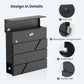 Dwellcozy Mailbox Wall Mount with Newspaper Holder