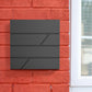 Dwellcozy Mailbox Wall Mount with Newspaper Holder