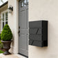 Dwellcozy Mailbox Wall Mount with Newspaper Holder