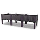 Dwellcozy Raised Garden Beds Elevated Plastic Planter Box.
