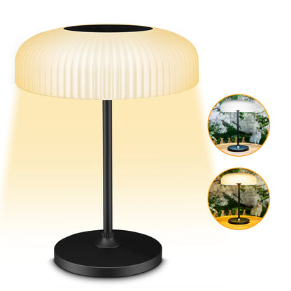 Dwellcozy solar LED outdoor table lamp