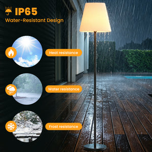 Dwellcozy Solar Outdoor Floor Lamp