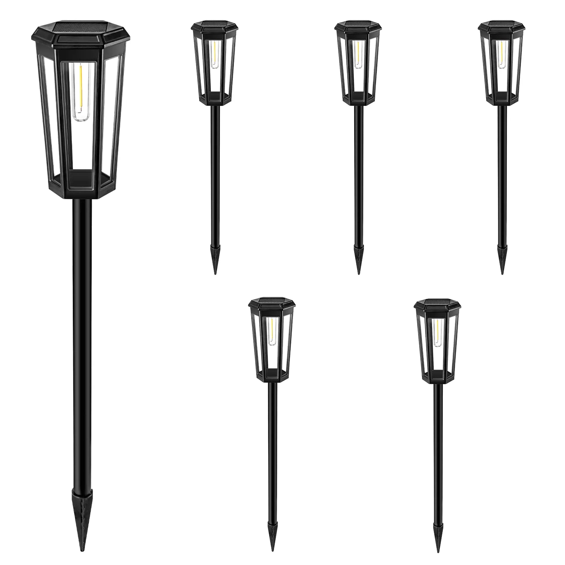 Dwellcozy solar garden lights