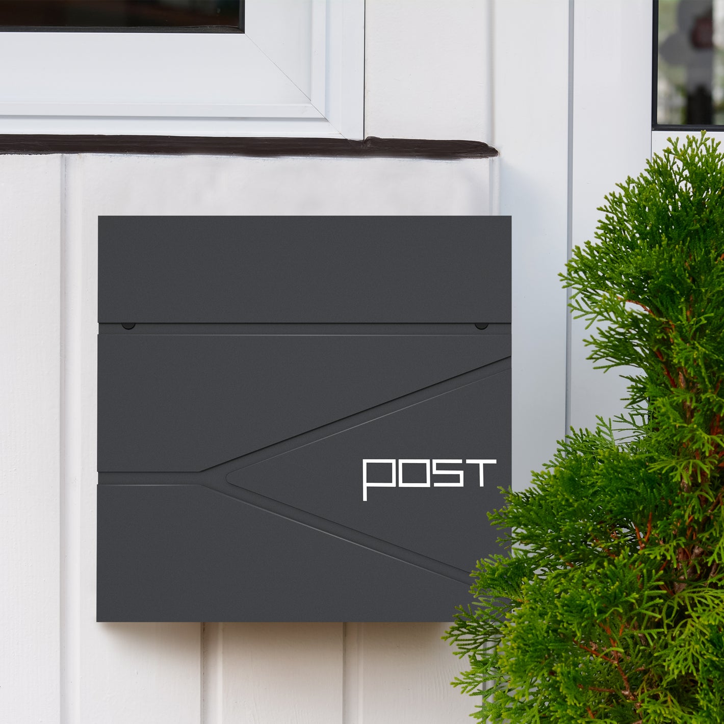 Dwellcozy Lockable Wall Mount Mailbox