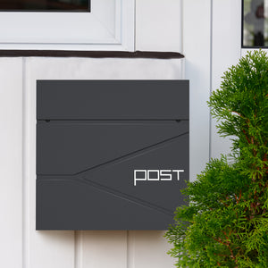 Dwellcozy Lockable Wall Mount Mailbox