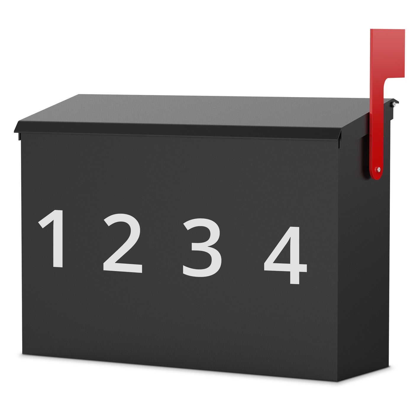 Dwellcozy Wall Mounted Mailbox With Red Flag