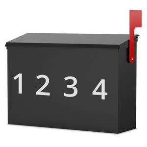 Dwellcozy Wall Mounted Mailbox With Red Flag