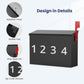 Dwellcozy Wall Mounted Mailbox With Red Flag