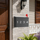 Dwellcozy Wall Mounted Mailbox With Red Flag